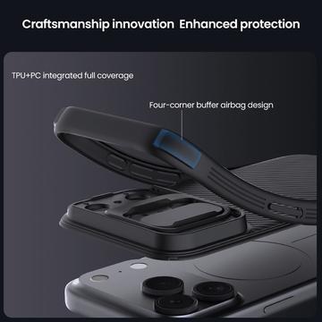 iPhone 17 Pro Max Nillkin CamShield Pro Hybrid Cover - Sort