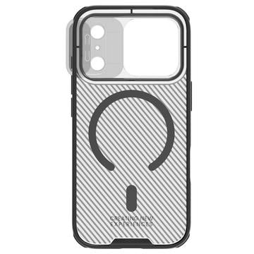 iPhone 17 Pro Max Nillkin CamShield Pro Magnetic Hybrid Cover - Gennemsigtig sort