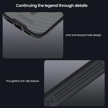 iPhone 17 Pro Max Nillkin CamShield Pro Magnetic Hybrid Cover - Gennemsigtig sort