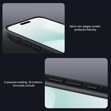 iPhone 17 Pro Max Nillkin CamShield Pro Magnetic Hybrid Cover - Gennemsigtig sort