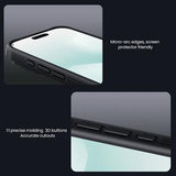 iPhone 17 Pro Max Nillkin CamShield Pro Magnetic Hybrid Cover - Gennemsigtig sort