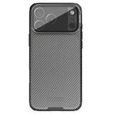 iPhone 17 Pro Max Nillkin CamShield Prop Hybrid Cover - Gennemsigtig sort