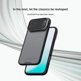 iPhone 17 Pro Max Nillkin CamShield Prop Hybrid Cover - Gennemsigtig sort