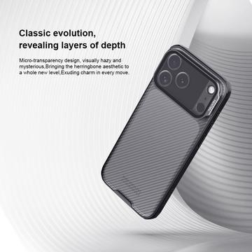 iPhone 17 Pro Max Nillkin CamShield Prop Hybrid Cover - Gennemsigtig sort