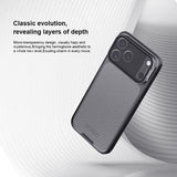 iPhone 17 Pro Max Nillkin CamShield Prop Hybrid Cover - Gennemsigtig sort