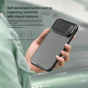iPhone 17 Pro Max Nillkin CamShield Prop Hybrid Cover - Gennemsigtig sort