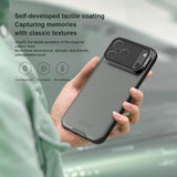 iPhone 17 Pro Max Nillkin CamShield Prop Hybrid Cover - Gennemsigtig sort