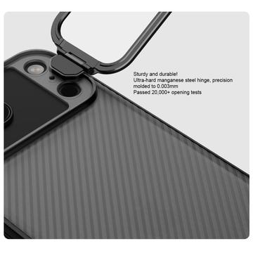 iPhone 17 Pro Max Nillkin CamShield Prop Hybrid Cover - Gennemsigtig sort