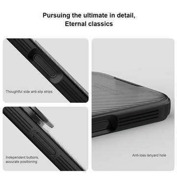 iPhone 17 Pro Max Nillkin CamShield Prop Hybrid Cover - Gennemsigtig sort