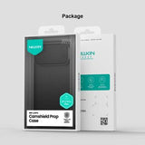 iPhone 17 Pro Max Nillkin CamShield Prop Hybrid Cover - Gennemsigtig sort
