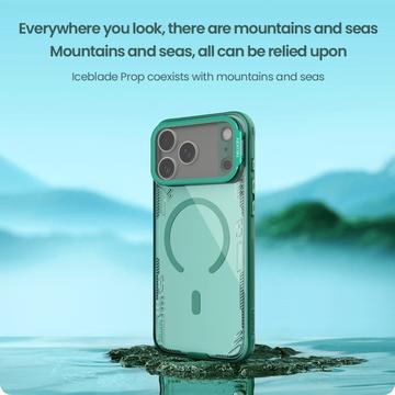 iPhone 17 Pro Max Nillkin IceBlade Prop Magnetisk Cover - MagSafe-kompatibel, skydelåg til linse - Sort