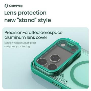 iPhone 17 Pro Max Nillkin IceBlade Prop Magnetisk Cover - MagSafe-kompatibel, skydelåg til linse - Sort