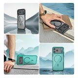 iPhone 17 Pro Max Nillkin IceBlade Prop Magnetisk Cover - MagSafe-kompatibel, skydelåg til linse - Grøn