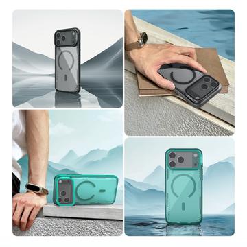 iPhone 17 Pro Max Nillkin IceBlade Prop Magnetisk Cover - MagSafe-kompatibel, skydelåg til linse - Grøn