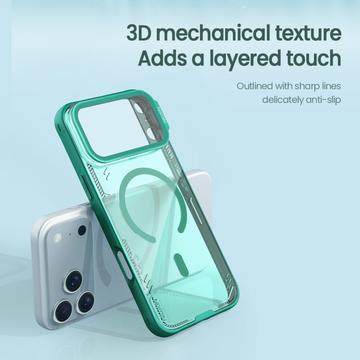 iPhone 17 Pro Max Nillkin IceBlade Prop Magnetisk Cover - MagSafe-kompatibel, skydelåg til linse - Grøn