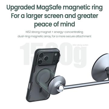 iPhone 17 Pro Max Nillkin IceBlade Prop Magnetisk Cover - MagSafe-kompatibel, skydelåg til linse - Grå