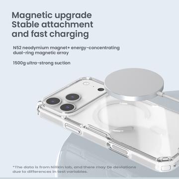 iPhone 17 Pro Max Nillkin Nature Pro Hybrid Cover - MagSafe-kompatibel - Grå