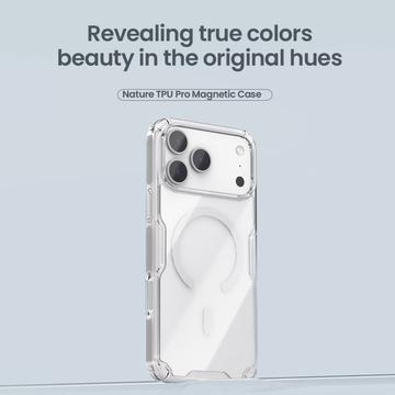 iPhone 17 Pro Max Nillkin Nature Pro Hybrid Cover - MagSafe-kompatibel - gennemsigtig