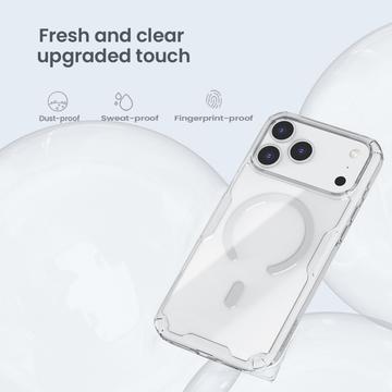 iPhone 17 Pro Max Nillkin Nature Pro Hybrid Cover - MagSafe-kompatibel - gennemsigtig