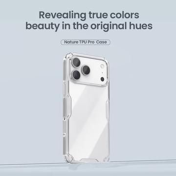 iPhone 17 Pro Max Nillkin Nature TPU Pro Hybrid Cover - Gennemsigtig