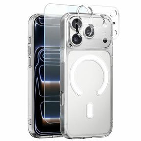 iPhone 17 Pro Max Northjo 3-i-1 beskyttelsessæt - MagSafe-kompatibel - Klar