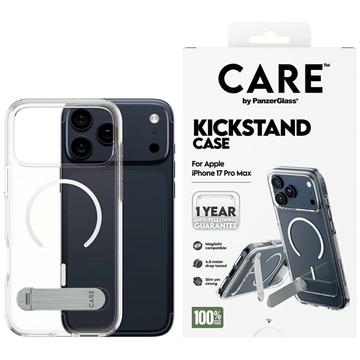 iPhone 17 Pro Max PanzerGlass Care Kickstand Cover - MagSafe-kompatibel - Gennemsigtig