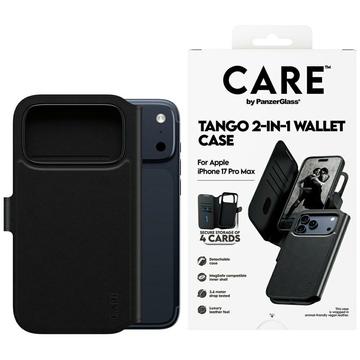 iPhone 17 Pro Max PanzerGlass Care Tango 2-i-1 pungetui - MagSafe-kompatibel - Sort