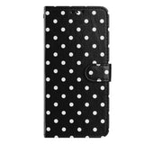 iPhone 17 Pro Max Pung Etui med Prikket Mønster - Sort