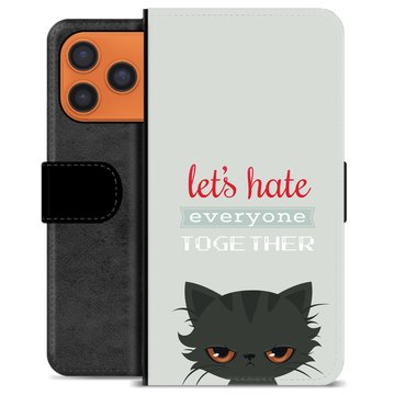 iPhone 17 Pro Max Premium Flip Cover med Pung - Vred Kat