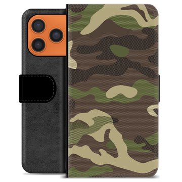 iPhone 17 Pro Max Premium Flip Cover med Pung - Camo