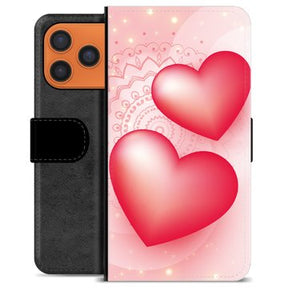 iPhone 17 Pro Max Premium Flip Cover med Pung - Kærlighed