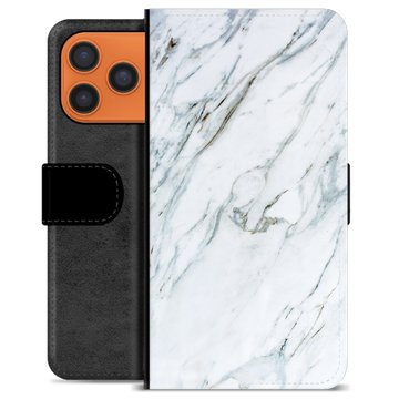 iPhone 17 Pro Max Premium Flip Cover med Pung - Marmor