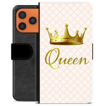 iPhone 17 Pro Max Premium Flip Cover med Pung - Dronning