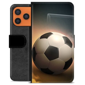 iPhone 17 Pro Max Premium Flip Cover med Pung - Fodbold