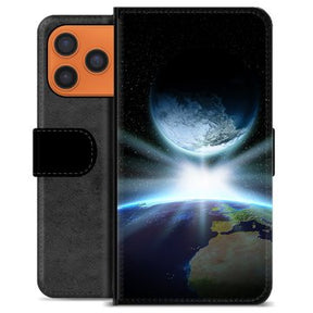 iPhone 17 Pro Max Premium Flip Cover med Pung - Verdensrum