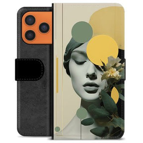 iPhone 17 Pro Max Premium Flip Cover med Pung - Vintage Stemning