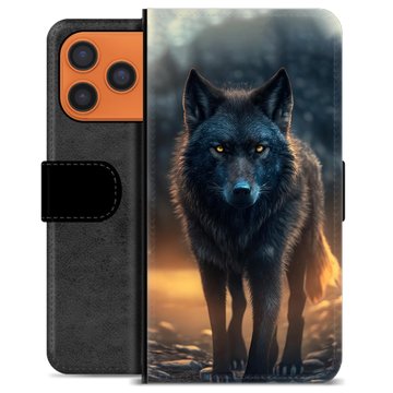 iPhone 17 Pro Max Premium Flip Cover med Pung - Ulv