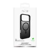 iPhone 17 Pro Max Puro Gradient Hybrid Cover - MagSafe-kompatibelt - Sort