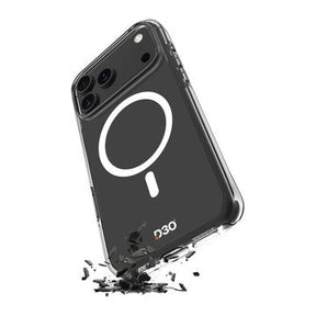 iPhone 17 Pro Max Puro Impact Clear D3O Hybrid cover - MagSafe-kompatibel - Gennemsigtig
