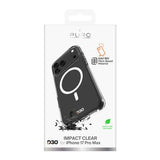 iPhone 17 Pro Max Puro Impact Clear D3O Hybrid cover - MagSafe-kompatibel - Gennemsigtig