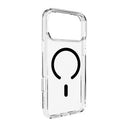 iPhone 17 Pro Max Puro Lite Mag Hybrid Cover - sort / gennemsigtig