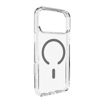 iPhone 17 Pro Max Puro Lite Mag Hybrid Cover - Sort østers / gennemsigtig