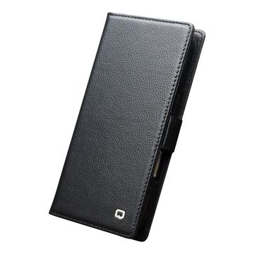 iPhone 17 Pro Max Qialino 2-i-1 aftagelig pung læderetui - MagSafe-kompatibel - Sort