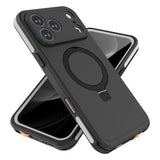 iPhone 17 Pro Max Redpepper IP68 MagSafe vandtæt cover med kickstand - Sort