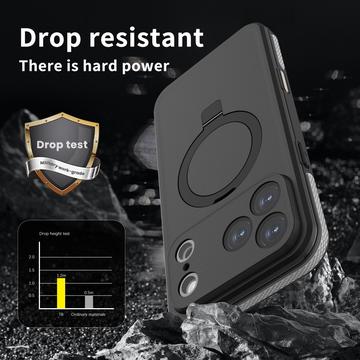 iPhone 17 Pro Max Redpepper IP68 MagSafe vandtæt cover med kickstand - Sort
