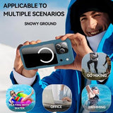 iPhone 17 Pro Max Redpepper IP68 Magnetisk vandtæt cover - Blå