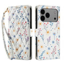 iPhone 17 Pro Max Rhombisk Blomsterpung - farverige blomster