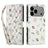 iPhone 17 Pro Max Rhombisk Blomsterpung - Roser