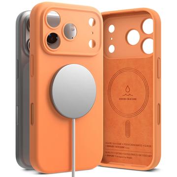 iPhone 17 Pro Max Ringke Liquid Silicone MagSafe Cover - Mandarin