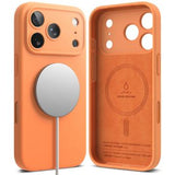 iPhone 17 Pro Max Ringke Liquid Silicone MagSafe Cover - Mandarin